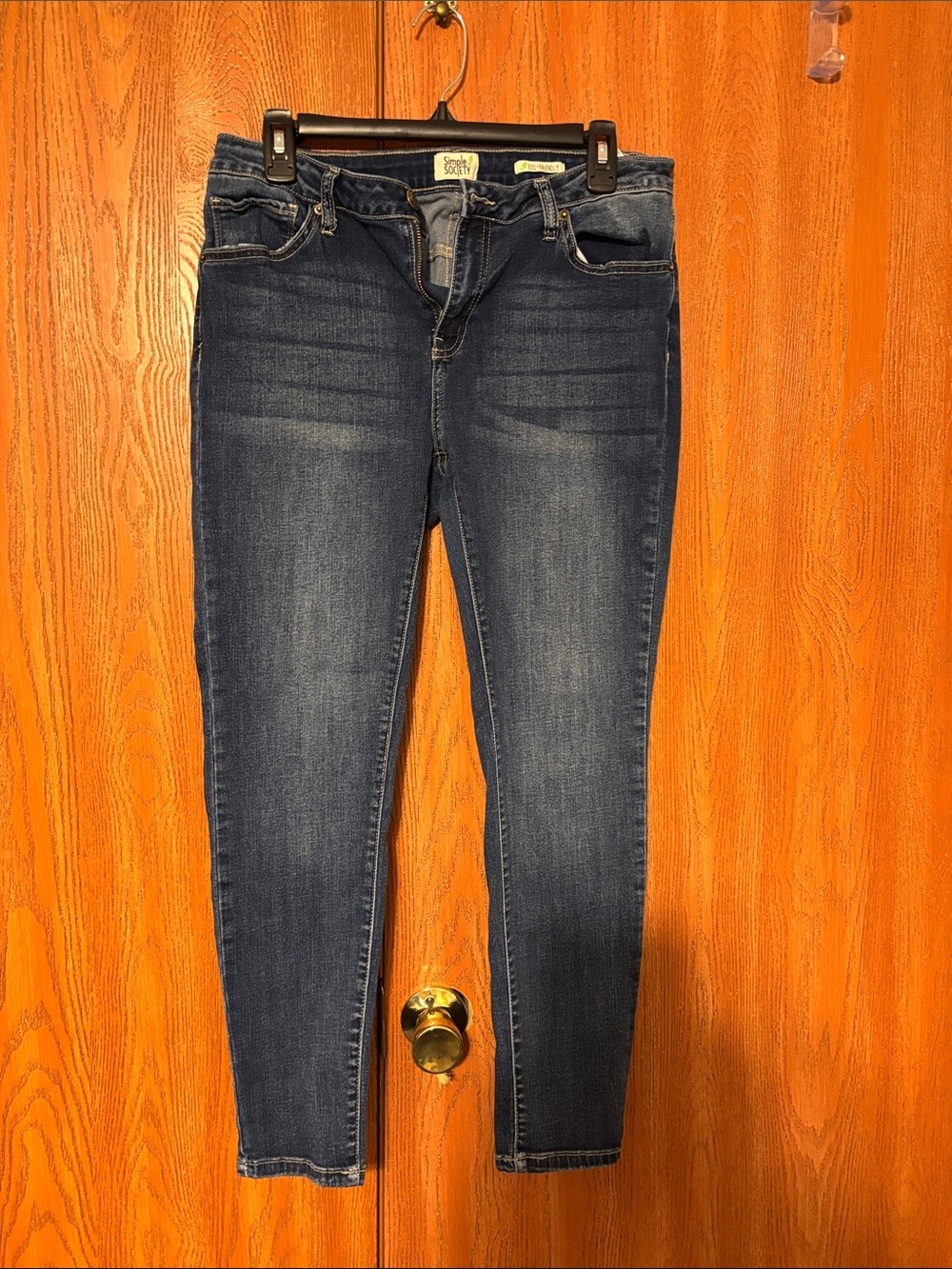 Simple Society Indigo Blue Women's Skinny Jeans size 15/32